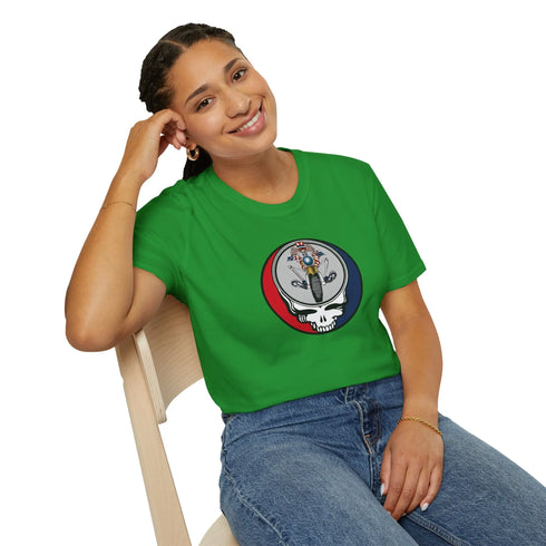 Grateful Dead - Psychle Sam Stealie Grateful Dead T-Shirt - StealieShop